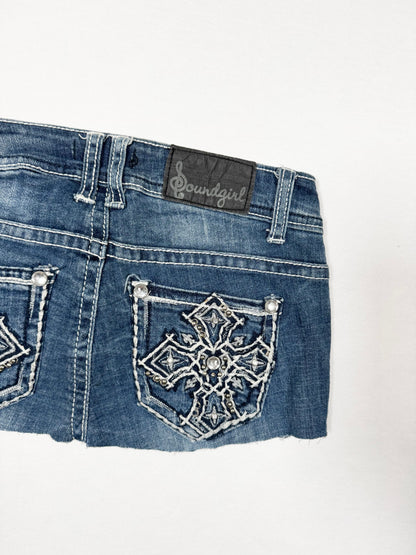 Cross Mini Skirt ♡ Size XXS