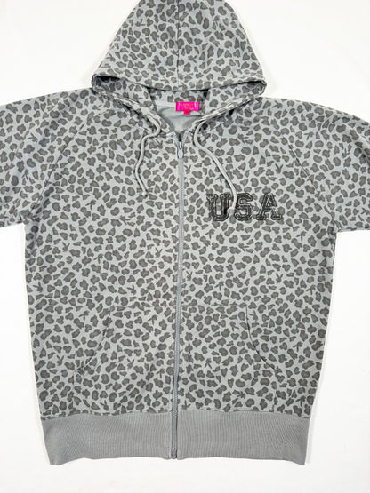 Playboy Leopard Hoodie ♡ Size XL