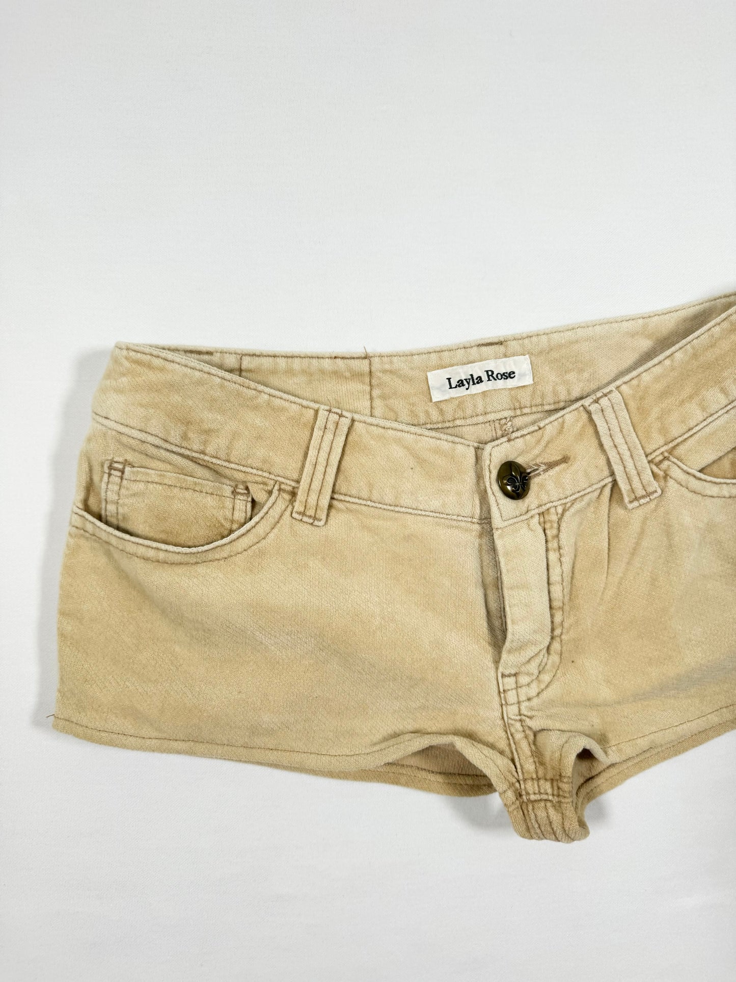 Corduroy Micro Shorts