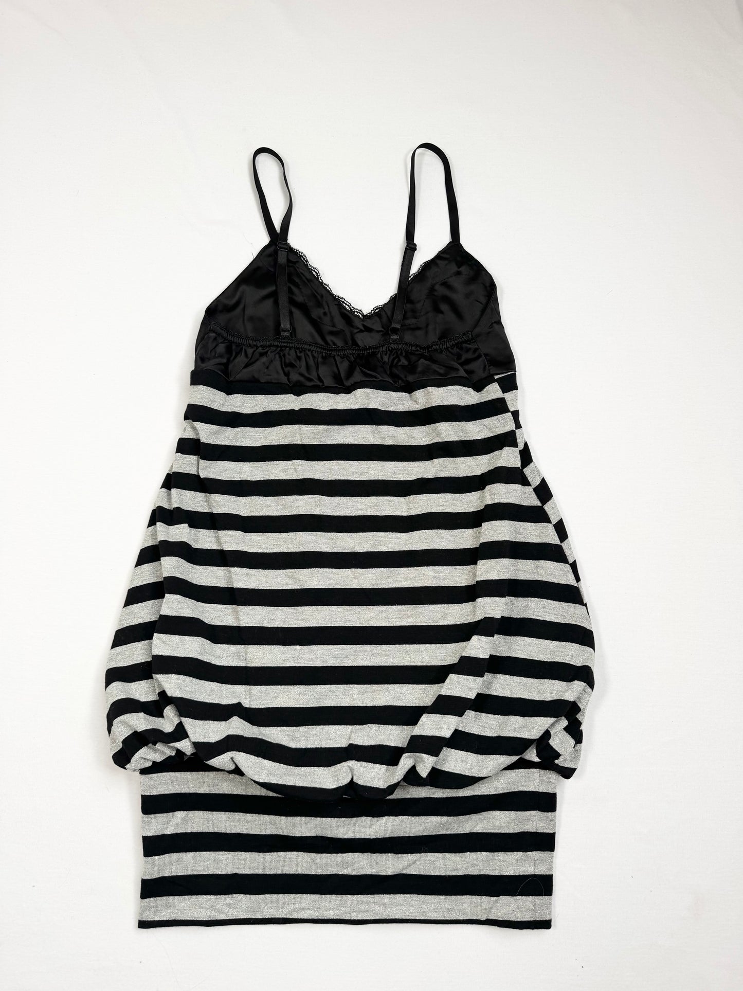 Lipservice Glitter Striped Bubble Mini Dress ♡ S