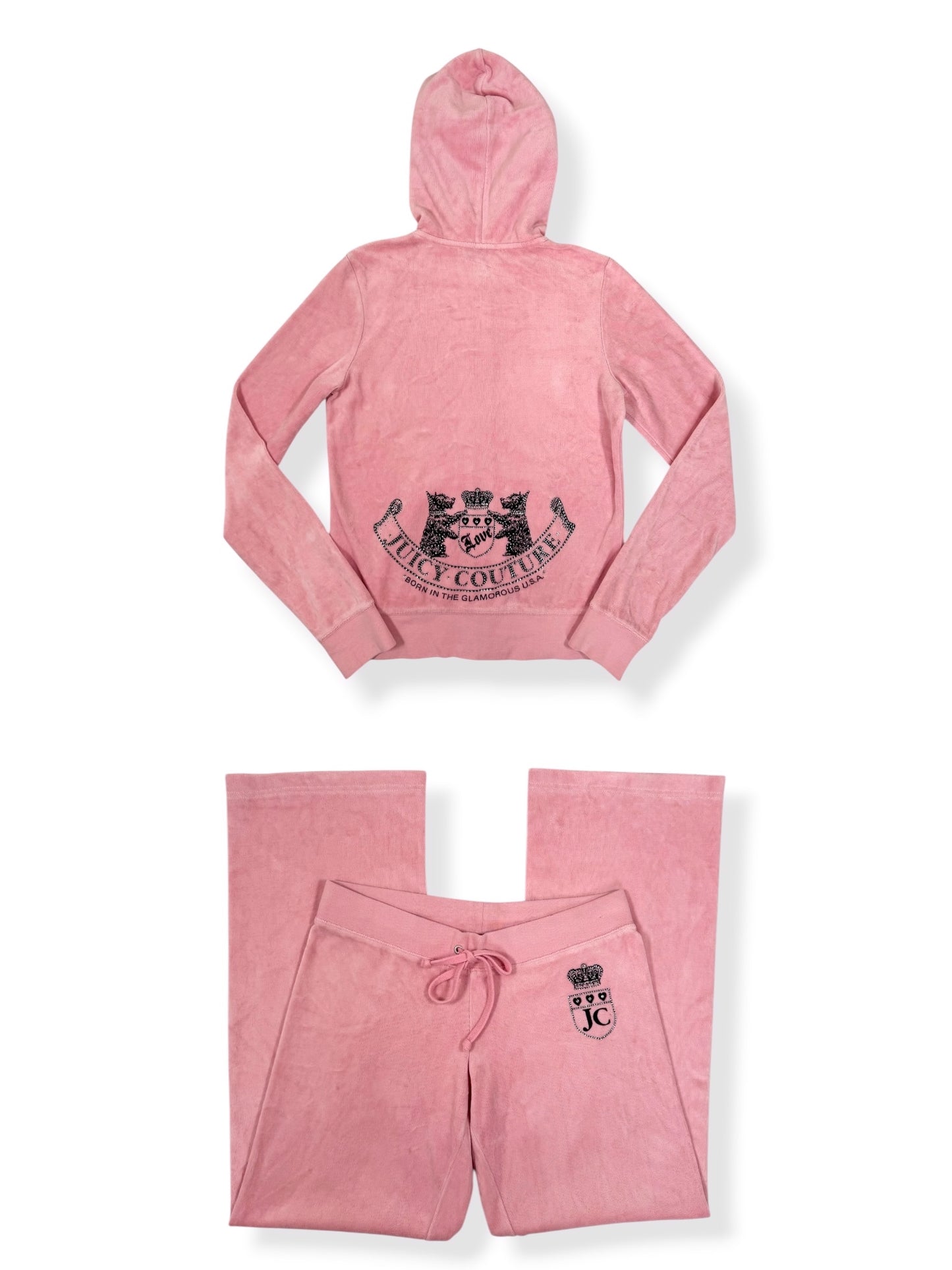 Juicy Couture Pink Scotty Dog Tracksuit ♡ S/M