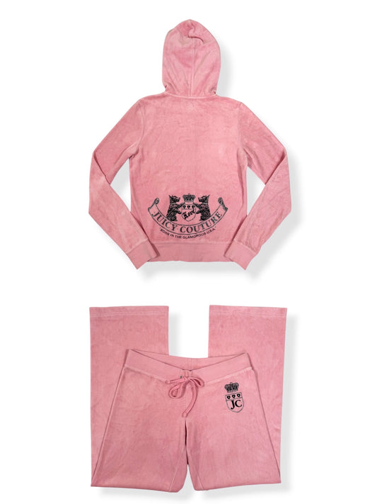 Juicy Couture Pink Scotty Dog Tracksuit ♡ S/M