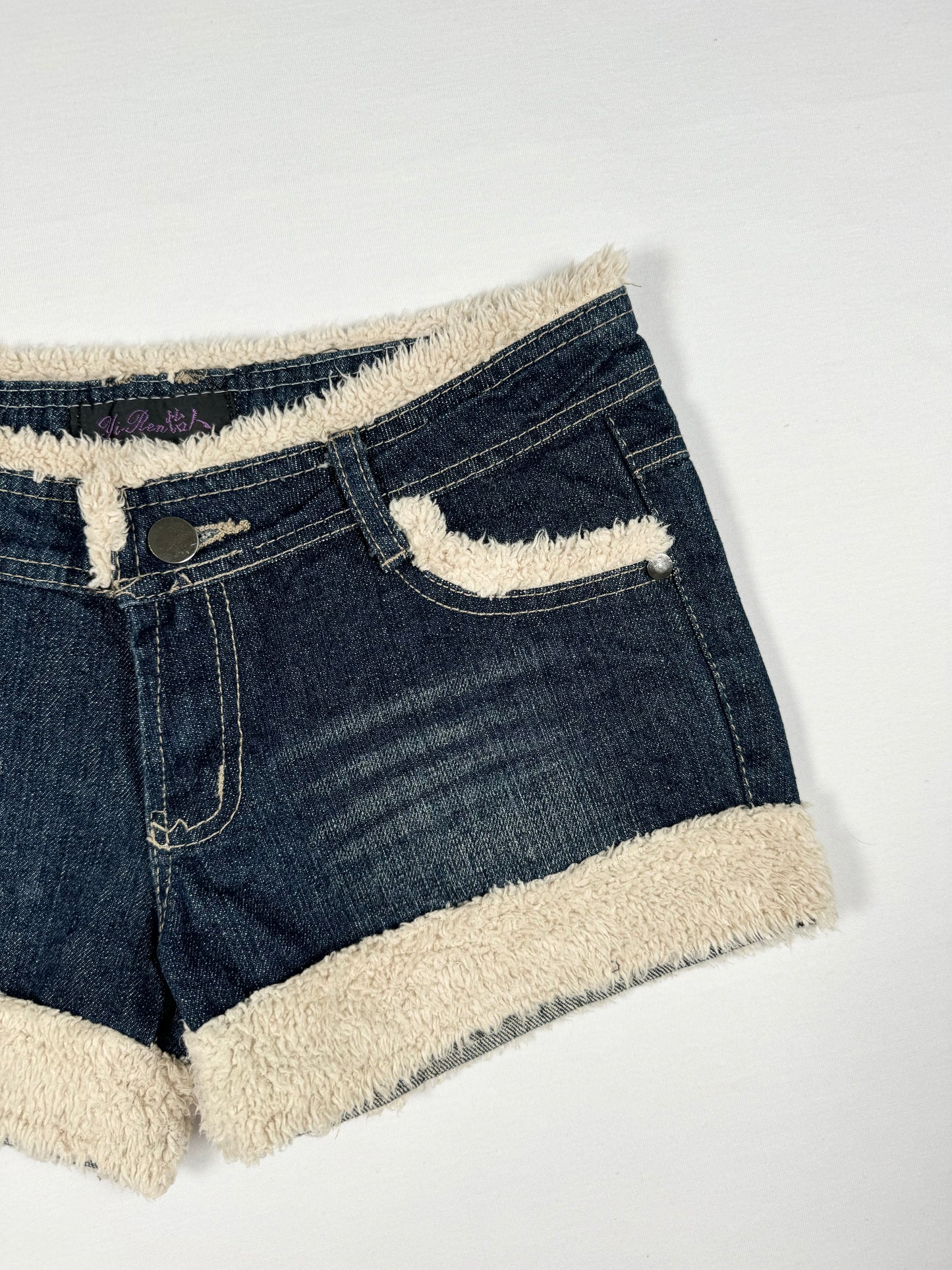 Fur Trim Shorts