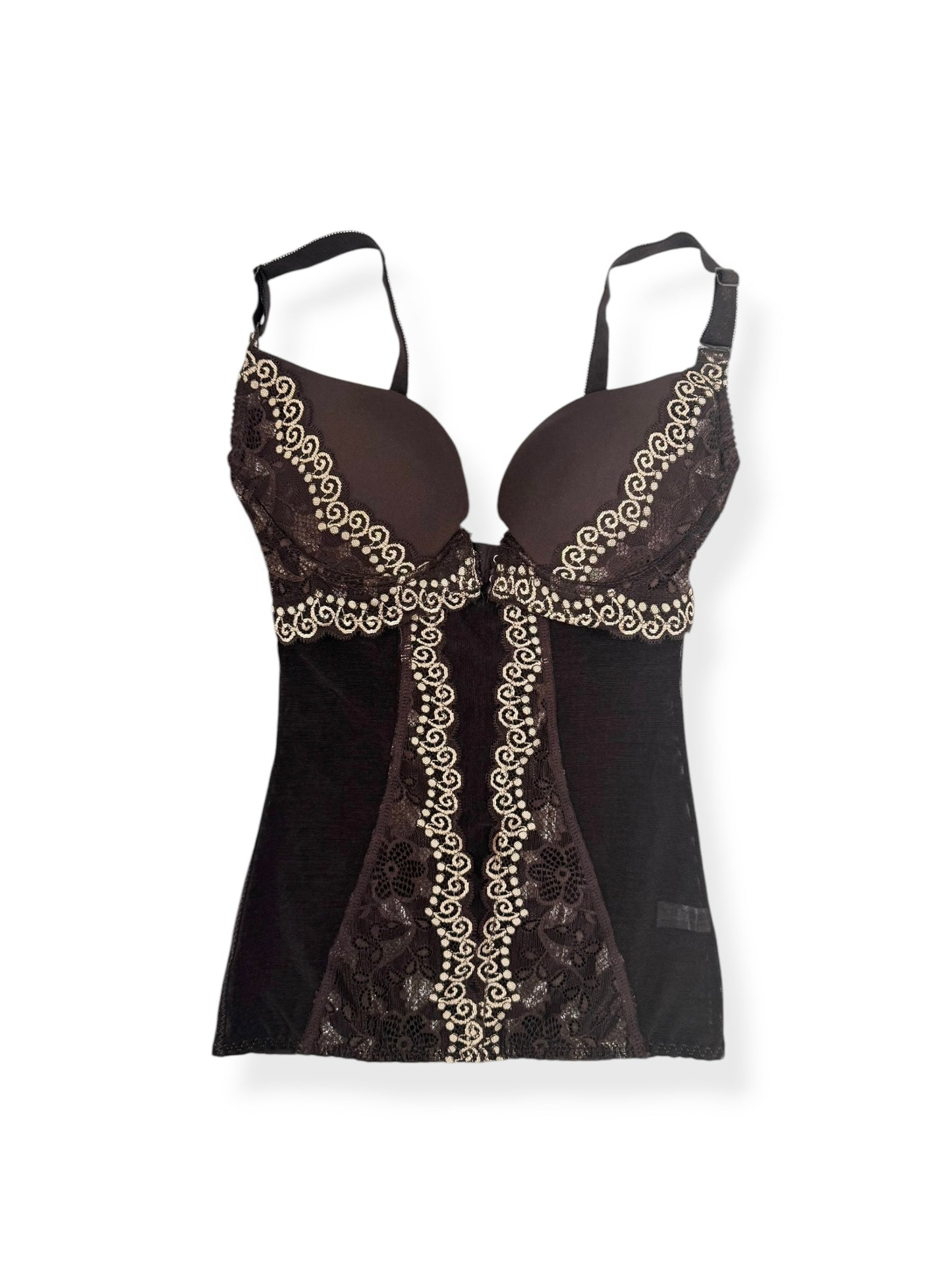 Brown Bustier Cami ♡ XS