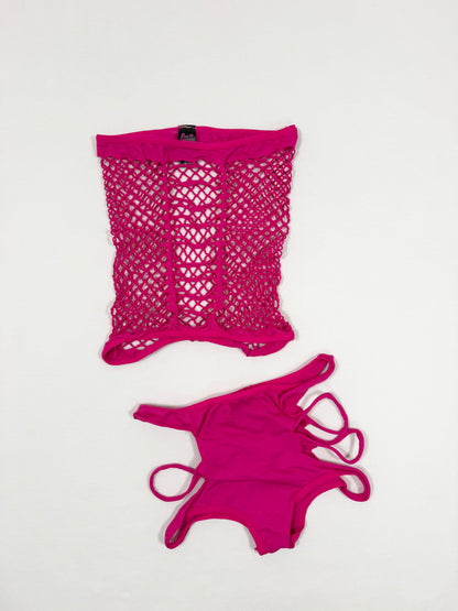 Pink Lipstick Hotshort Set ♡ XS-M