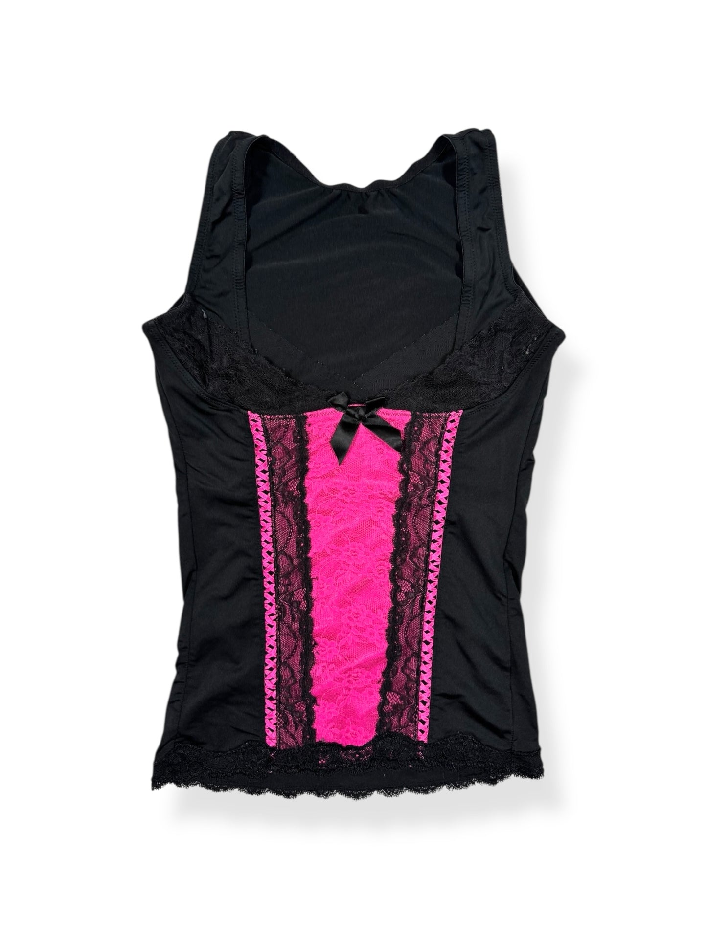 Pink & Black Underbust Tank ♡ XS/S