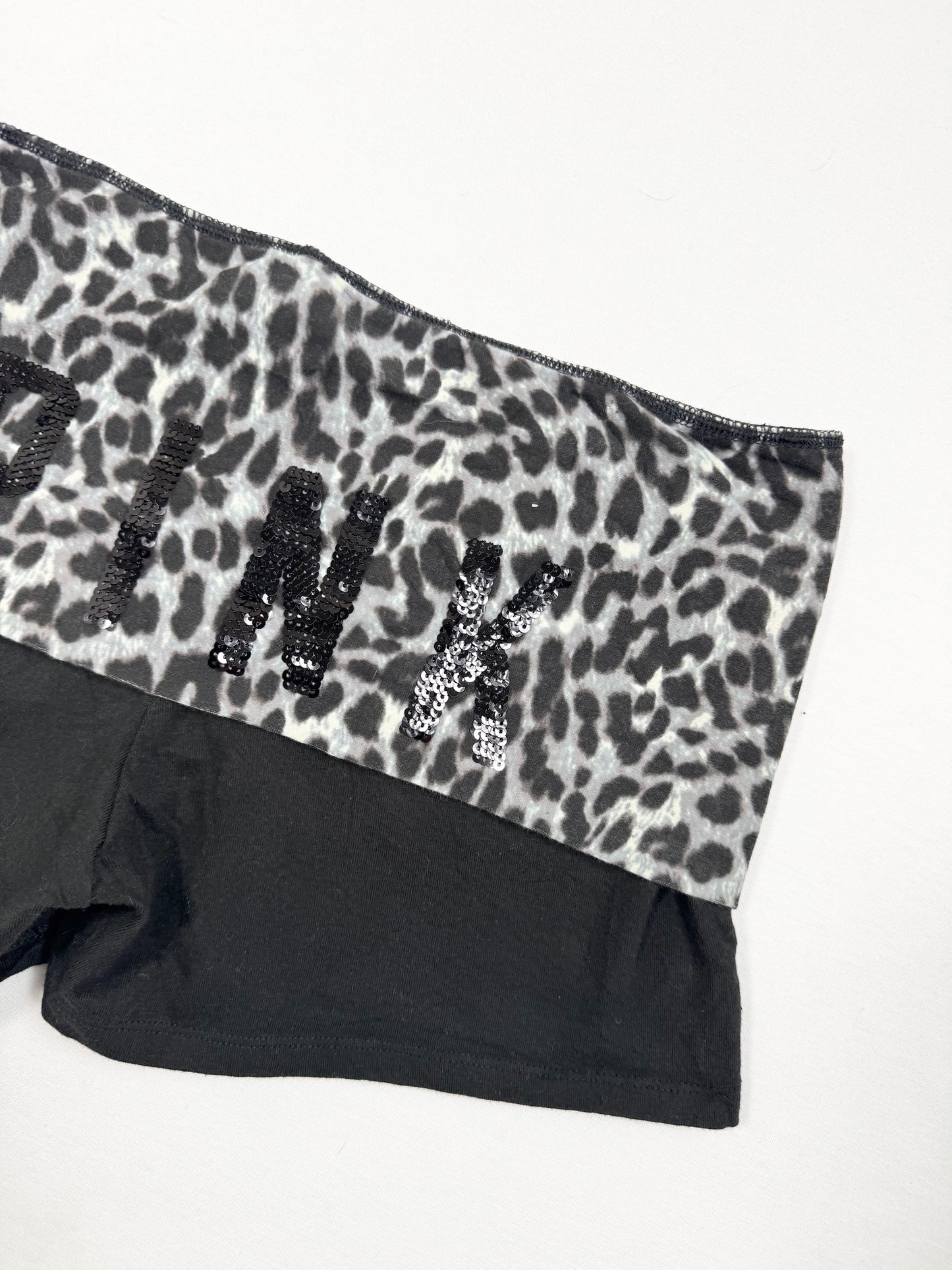 Leopard PINK Fold Over Shorts ♡ M