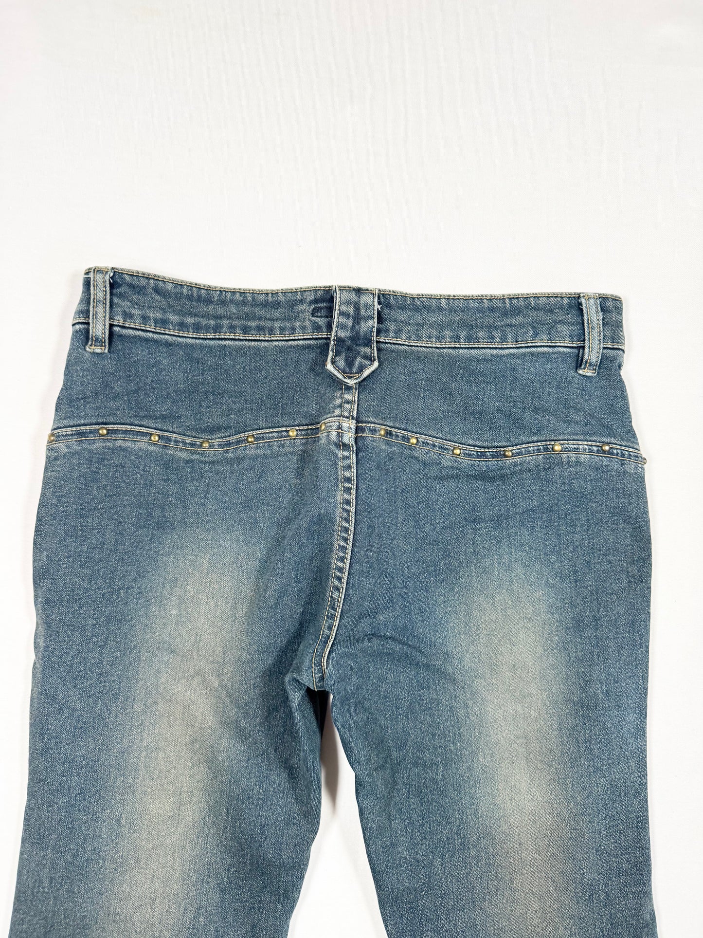 Lipservice Lace Up Flared Jeans ♡ Size S