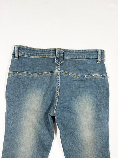 Lipservice Lace Up Flared Jeans ♡ Size S