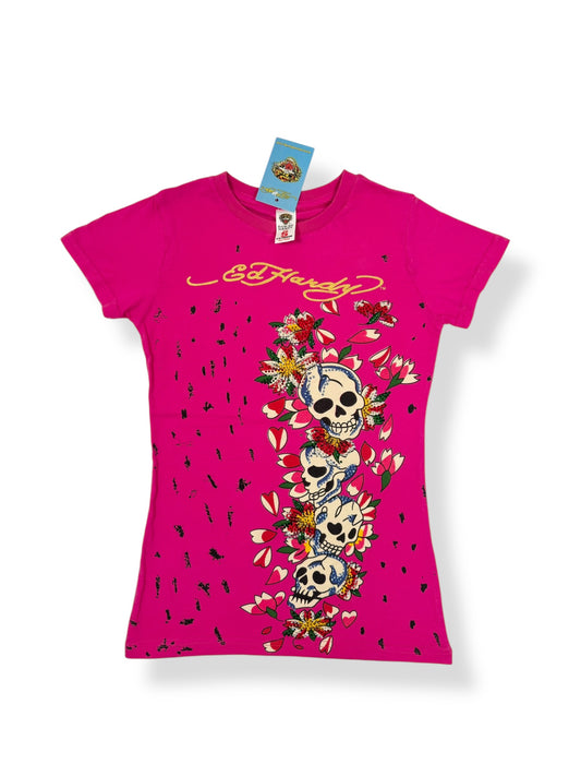 Ed Hardy Pink Tee ♡ S
