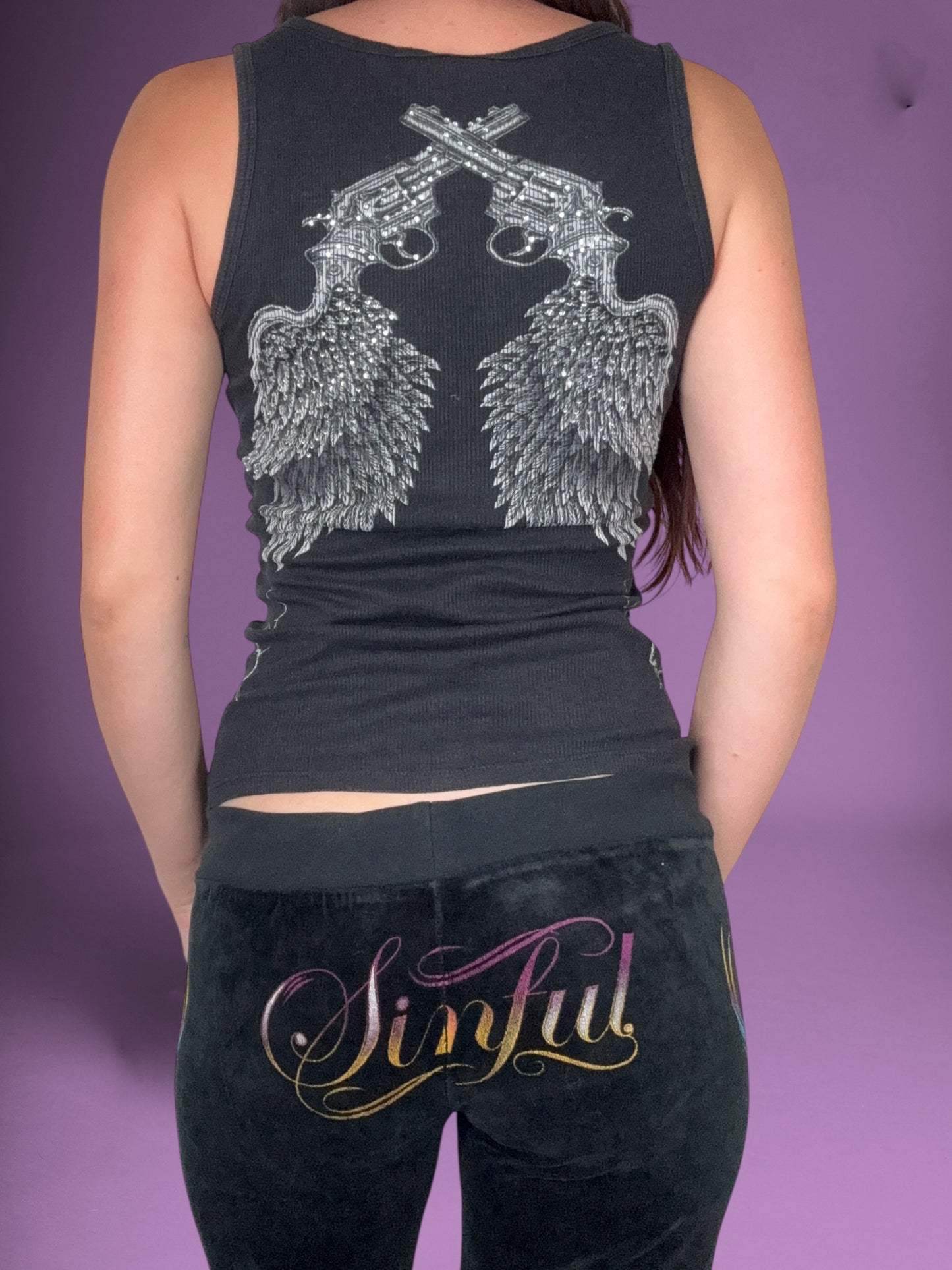 Pistol Wings Tank ♡ S
