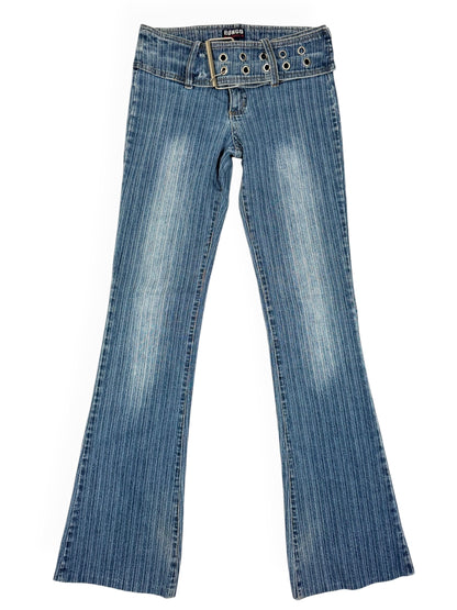 Bongo Buckle Flared Jeans ♡ Size XXS