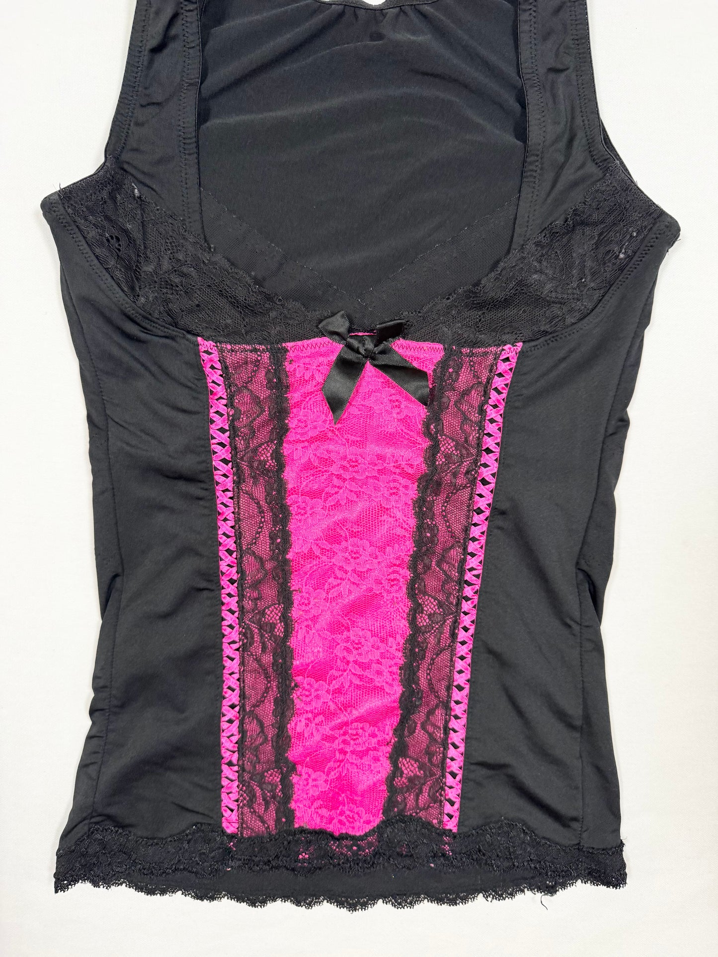Pink & Black Underbust Tank ♡ XS/S