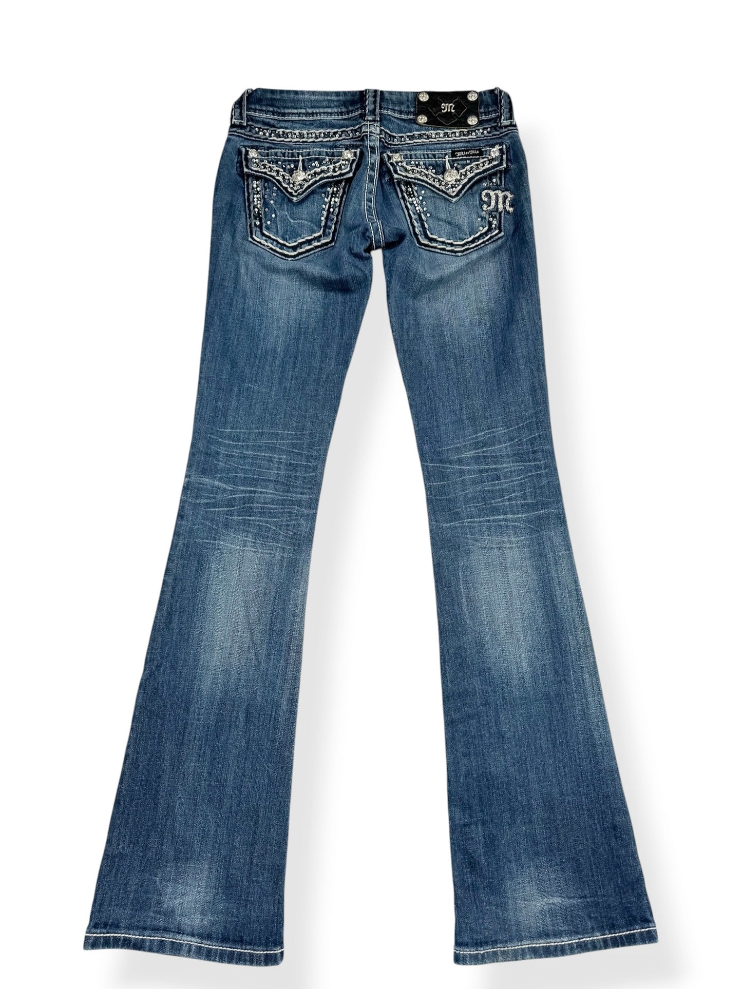 Diamanté Miss Me Flared Jeans ♡ 24”