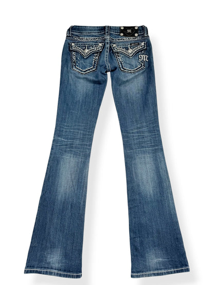 Diamanté Miss Me Flared Jeans ♡ 24”