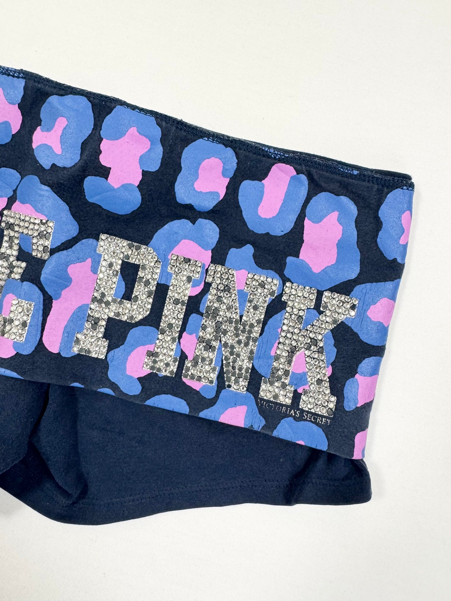 Leopard “LOVE PINK” Fold Over Shorts ♡ S