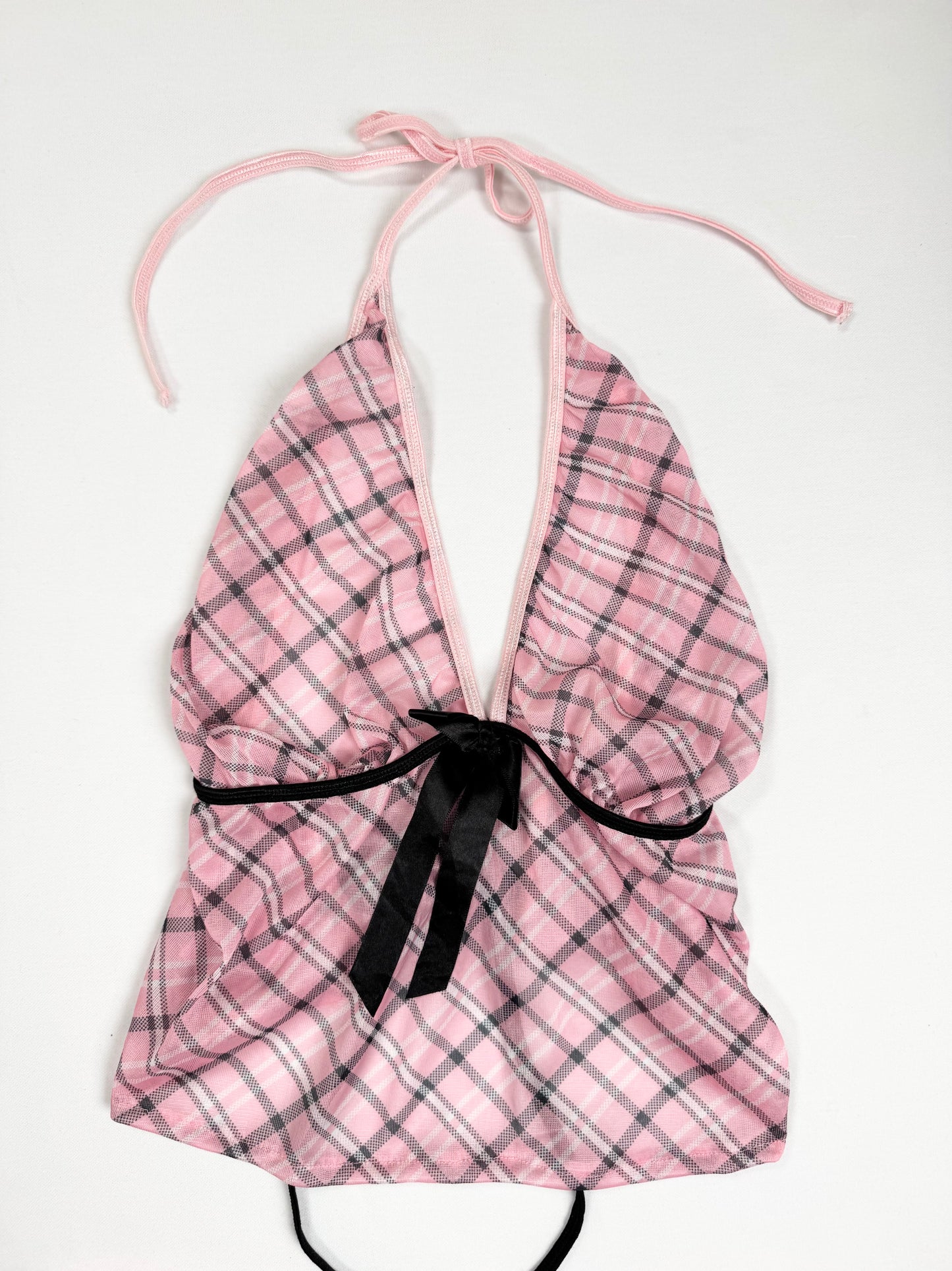 Dreamgirl Plaid Cami Set ♡ XS