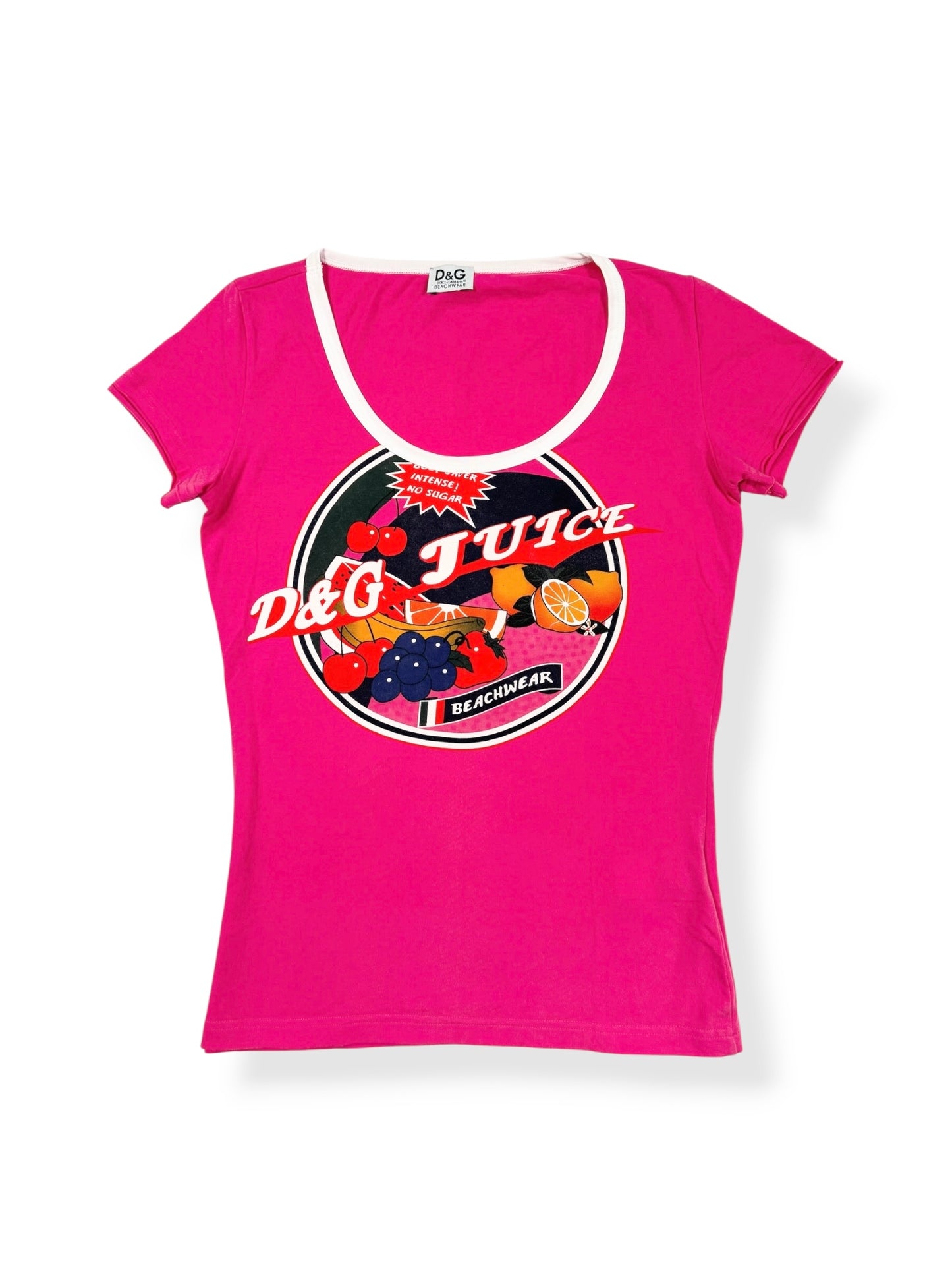 D&G “Juice” Hot Pink Tee ♡ M