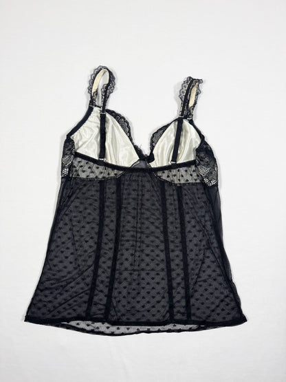 Heart Micromesh Lace Cami