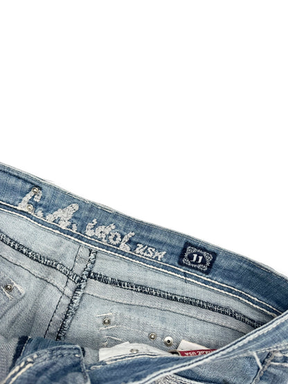 LA Idol Diamante Mini Skirt ♡ M