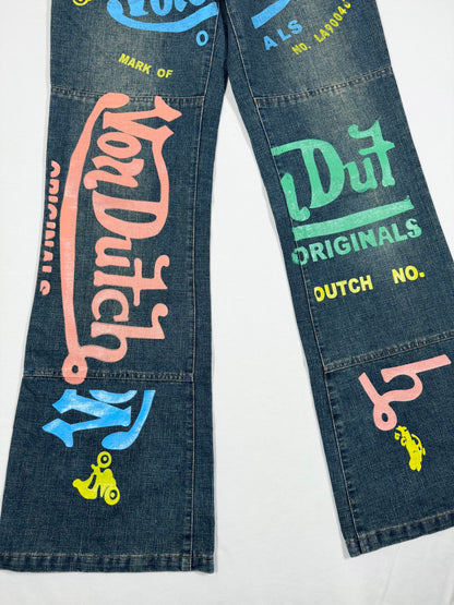 Von Dutch Print Jeans