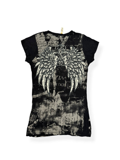 Black Grunge Tee ♡ S