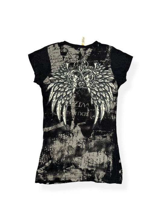 Black Grunge Tee ♡ S