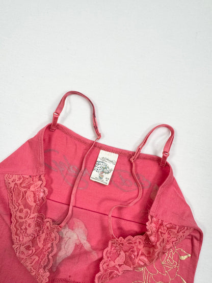 Ed Hardy Pink Butterfly Cami ♡ S