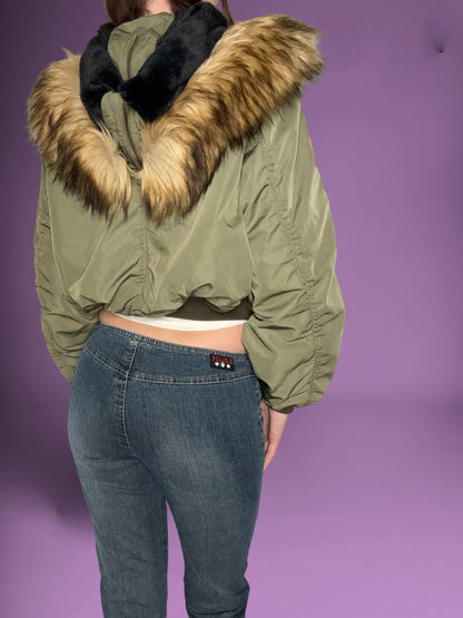Moussy Military Fur Hood Jacket ♡ S