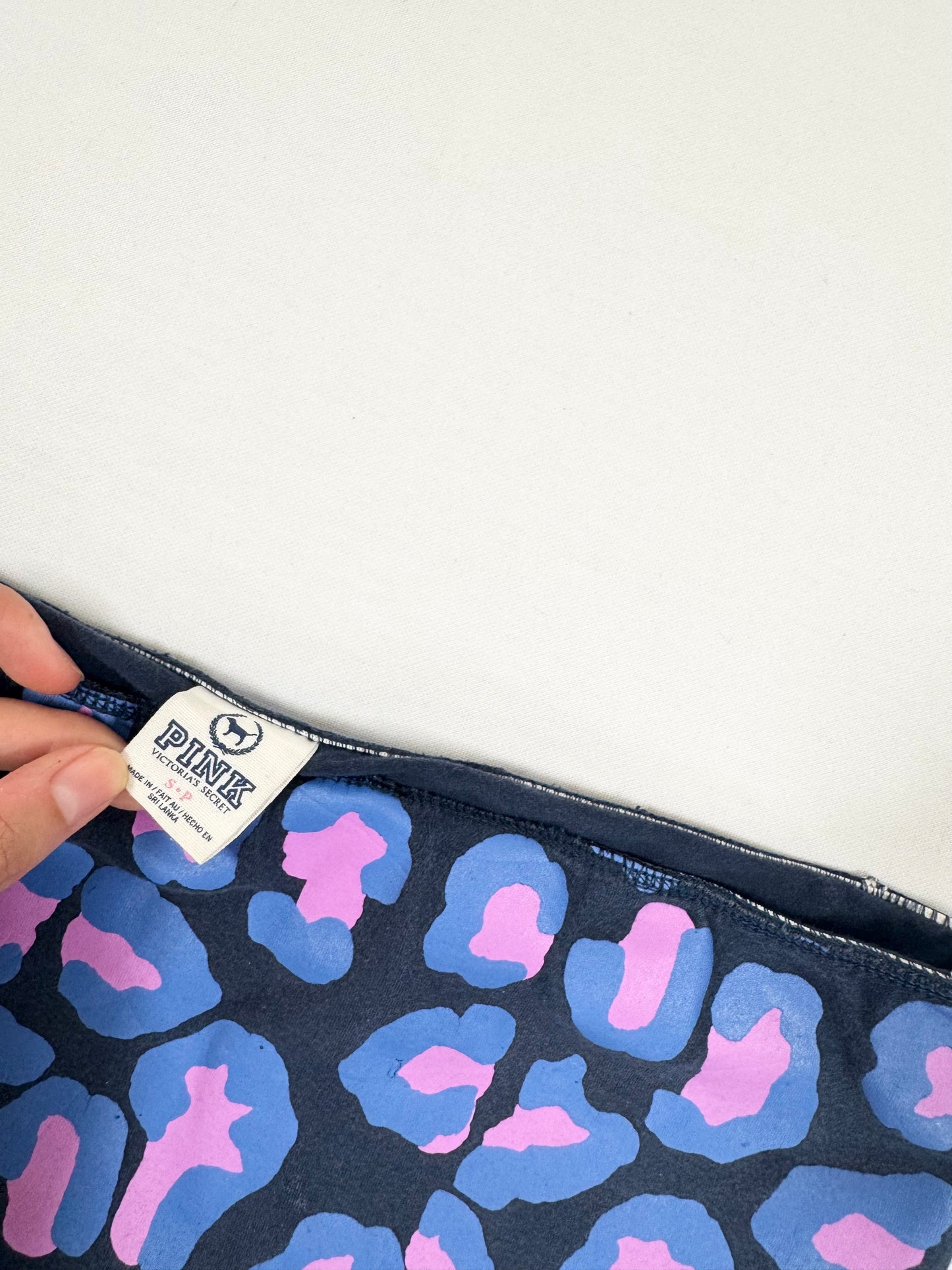 Leopard “LOVE PINK” Fold Over Shorts ♡ S