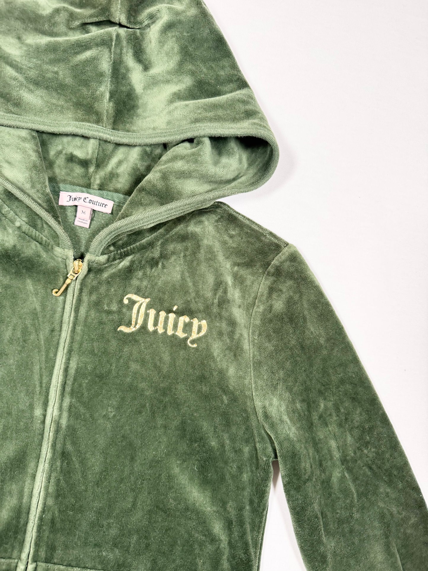Juicy Couture Green Zip Up ♡ Size M
