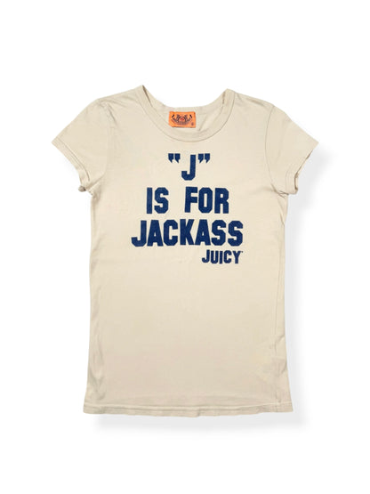 “J Is For Jackass” Juicy Couture Tee ♡ S