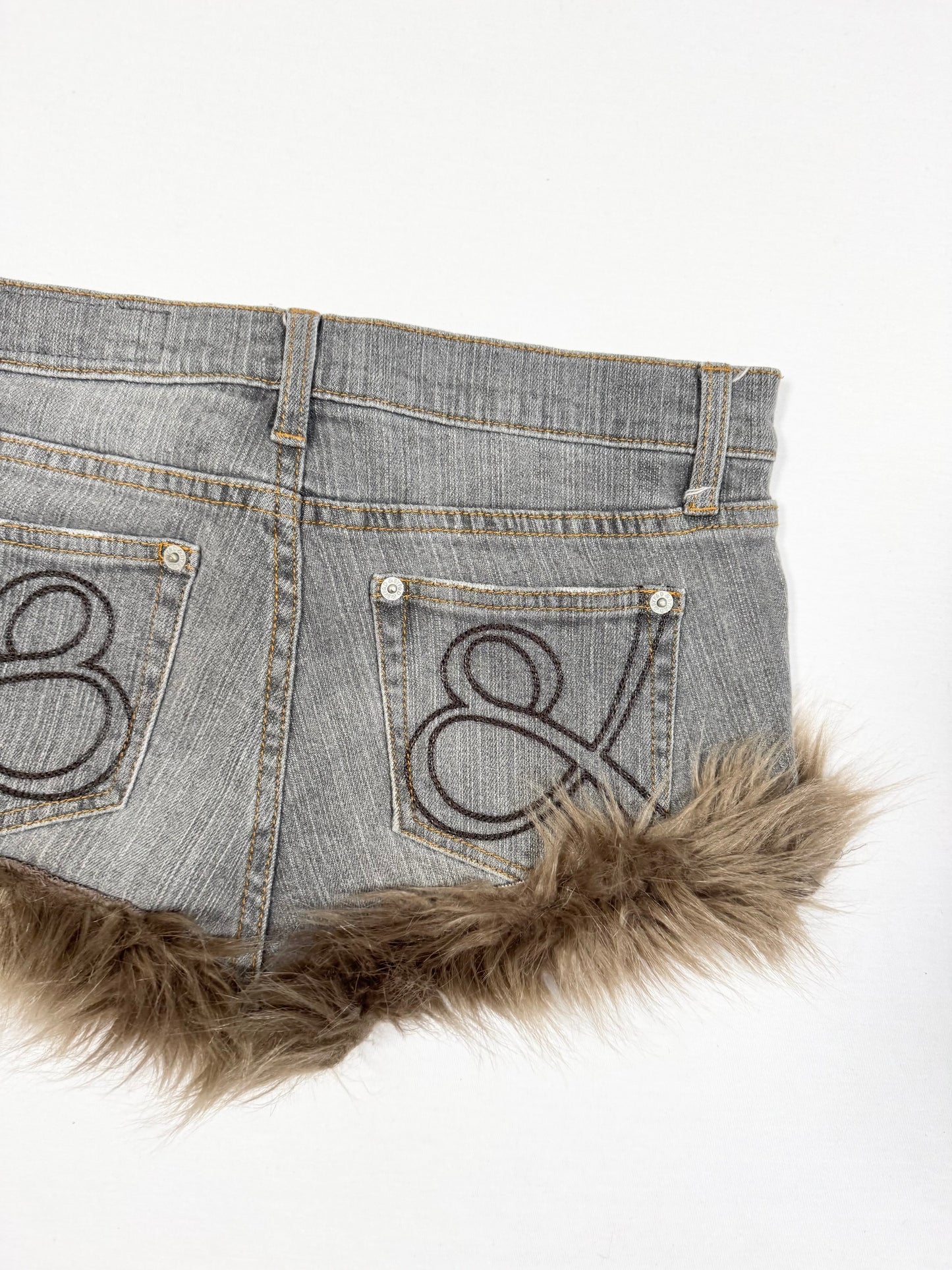Fur Trim Shorts ♡ Size S