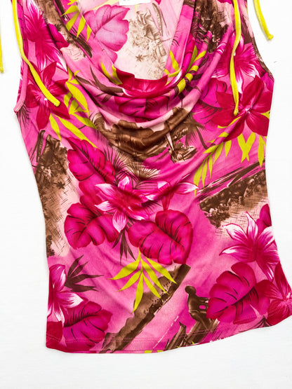 Morgan De Toi Tropical Tank & Midi Skirt Set ♡ S