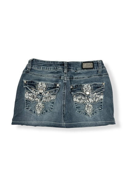 Cross Mini Skirt ♡ XS