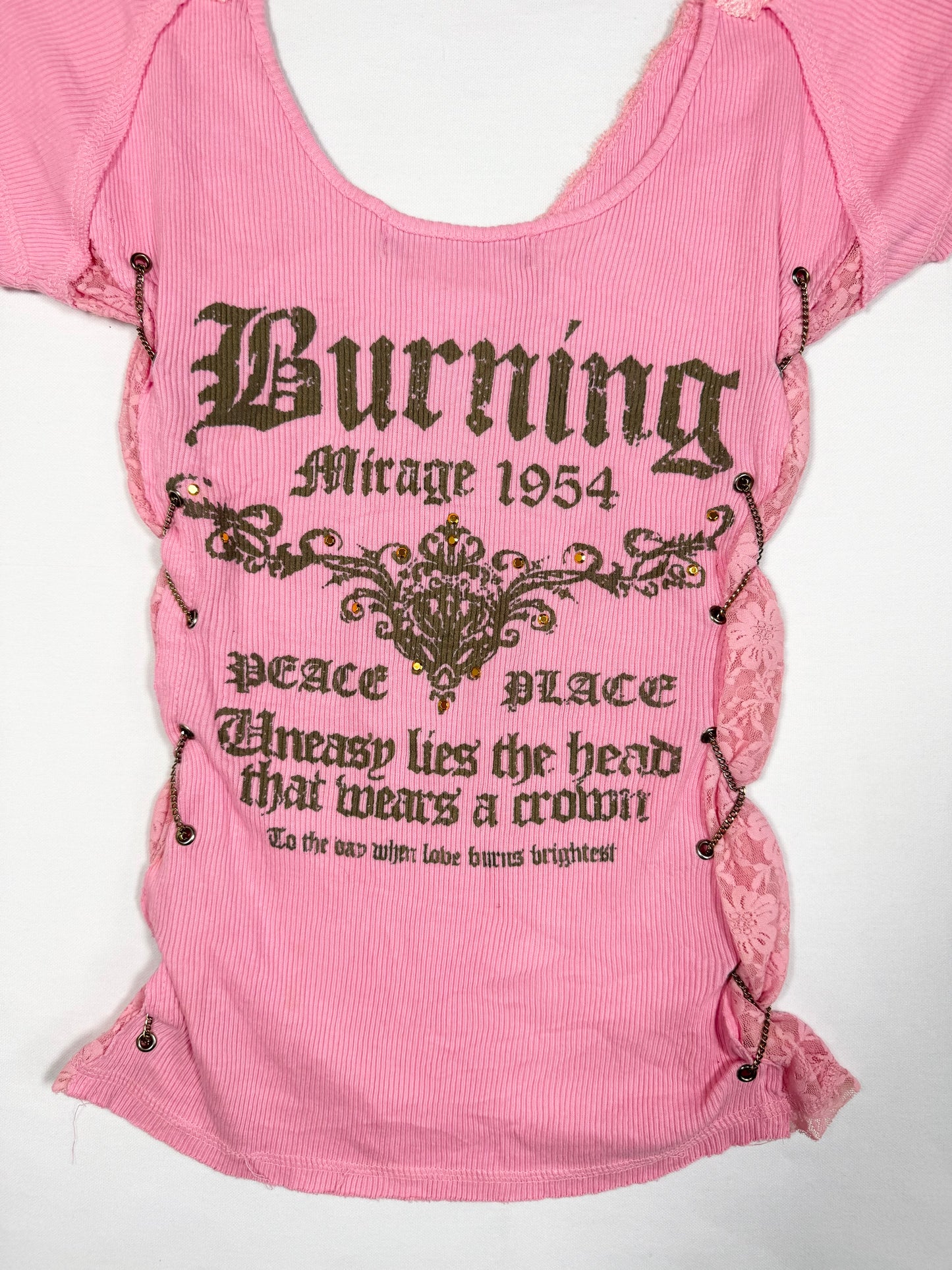 Chain Pink Tee ♡ Size XS