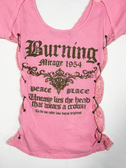 Chain Pink Tee ♡ Size XS