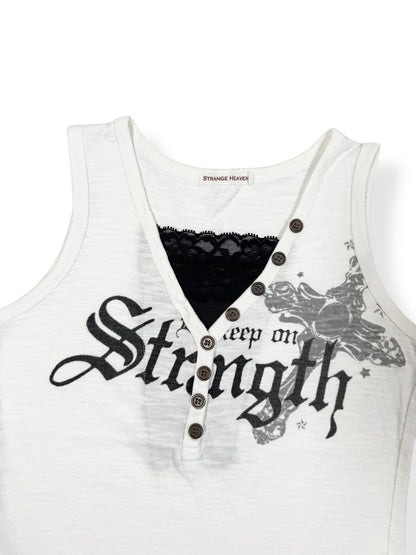 Strength Grunge Tank ♡ Size S