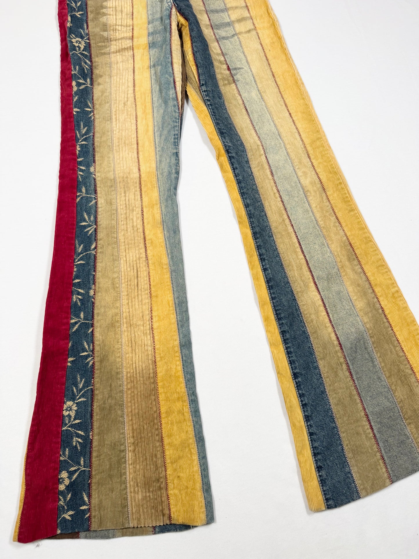 Corduroy Striped Flares ♡ Size XXS