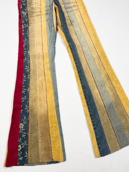 Corduroy Striped Flares ♡ Size XXS