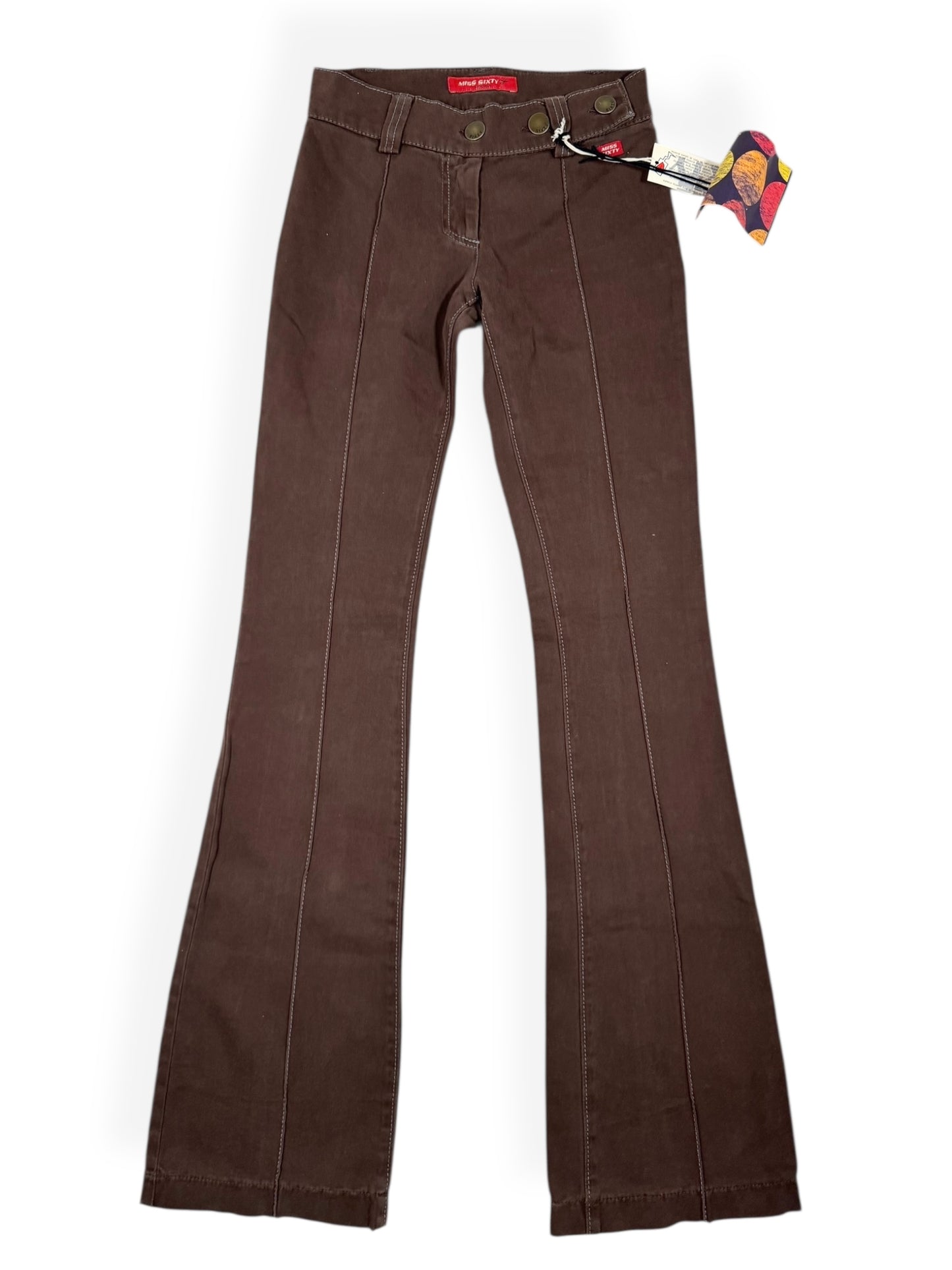 Miss Sixty Brown Flared Pants ♡ Size 25