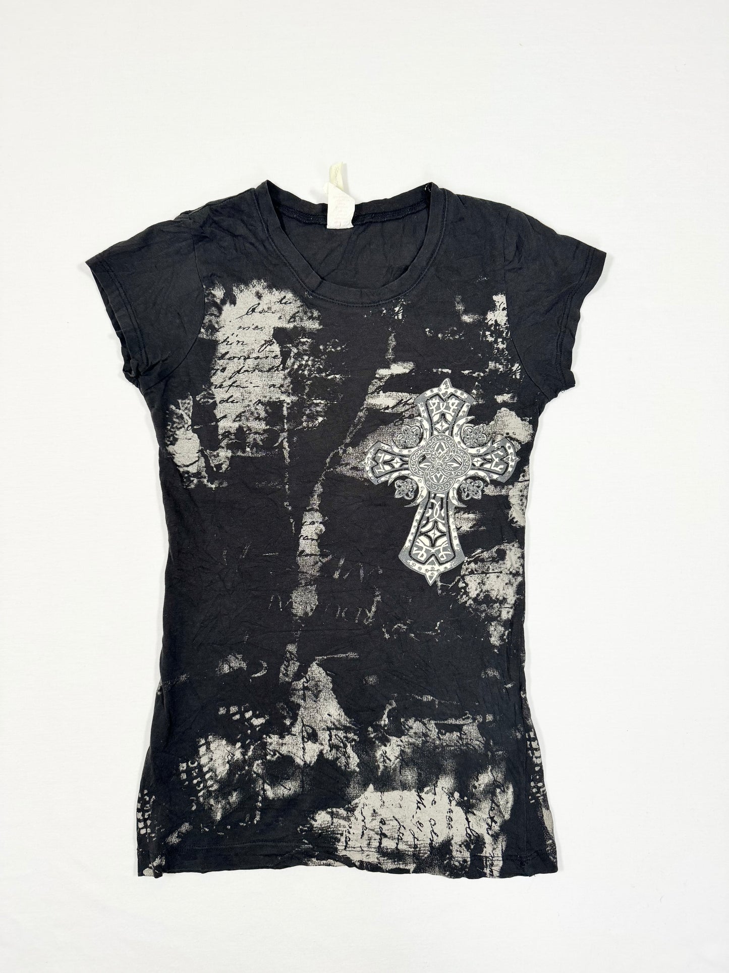 Black Grunge Tee ♡ S