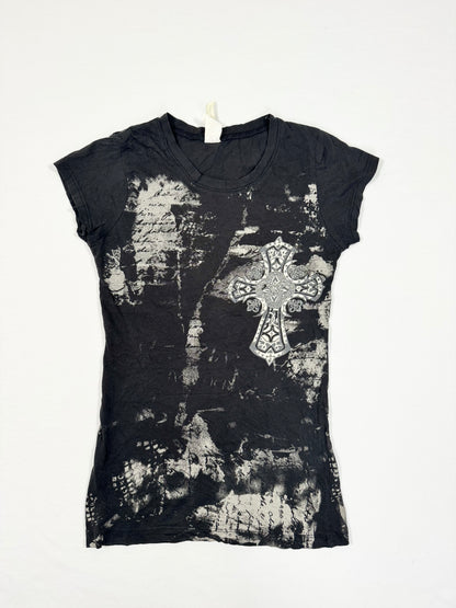 Black Grunge Tee ♡ S