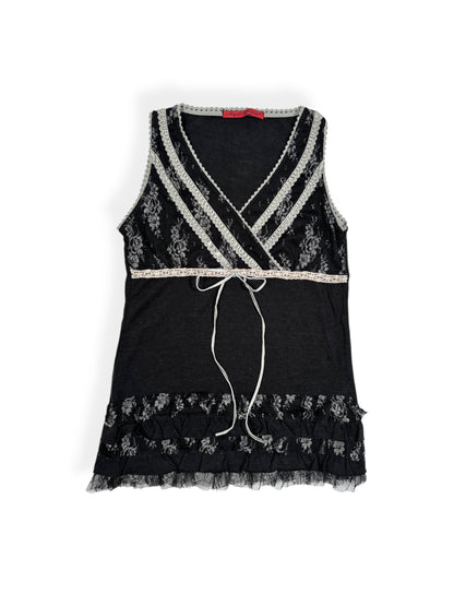 Ruffle Lace Tank ♡ Size S