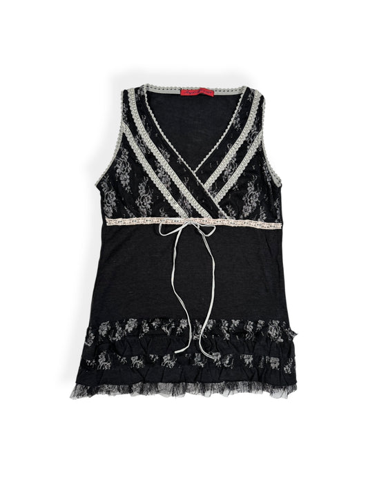 Ruffle Lace Tank ♡ Size S