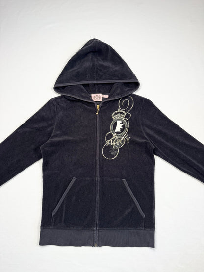 Juicy Couture Black Towelling Tracksuit Set ♡ S/M