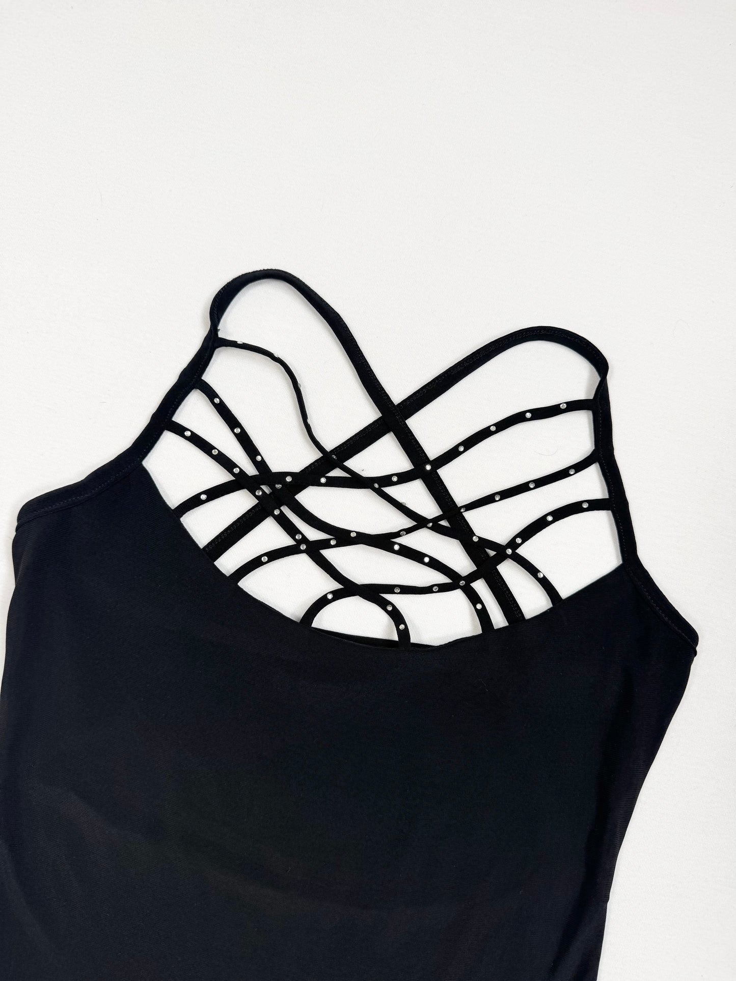 Escape Diamanté Straps Cami ♡ S