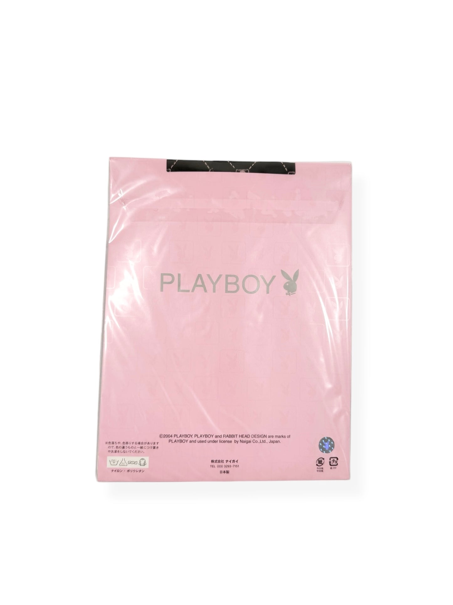 Playboy Black + Pink Tights