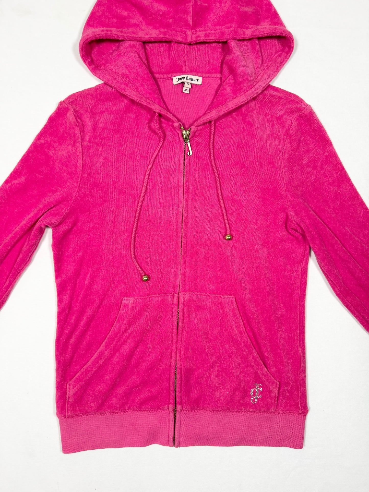 Hot Pink Juicy Couture Zip Up ♡ Size M