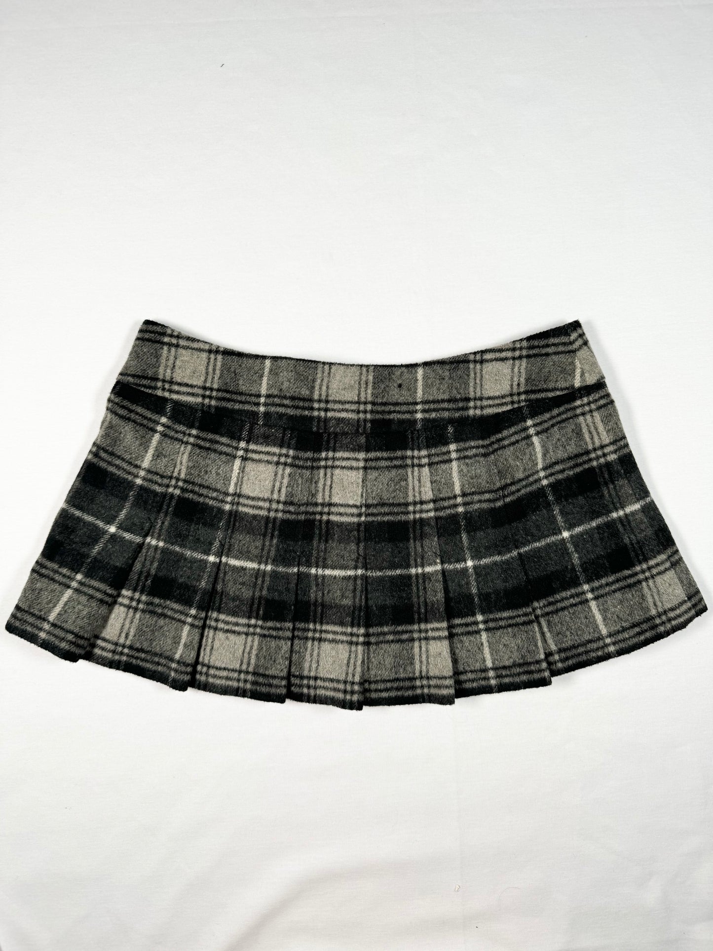 Egoist Plaid Micro Skirt